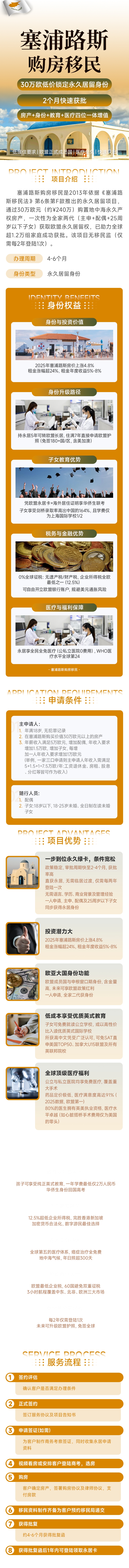 塞浦路斯购房移民 | 50万欧元获永久居留,2个月快速获批 | 欧盟身份+英式教育+无移民监 | 欧洲移民 | 塞浦路斯移民 | 塞浦路斯永久居留 | 欧盟永居 | 欧盟护照 - 香港邦拓国际